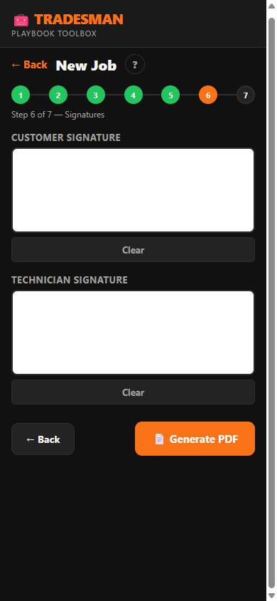 Step 6 — Signatures