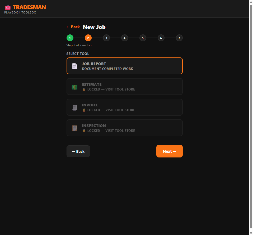 Step 2 — Select Tool